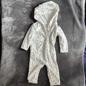 White and Blue Kids One Piece